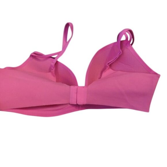 Victoria's Secret Size 34D Hot Pink padded Wireless Bra - Picture 2 of 2